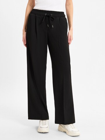 OPUS Loosefit Hose 'Mutasi' in Schwarz: Vorderseite
