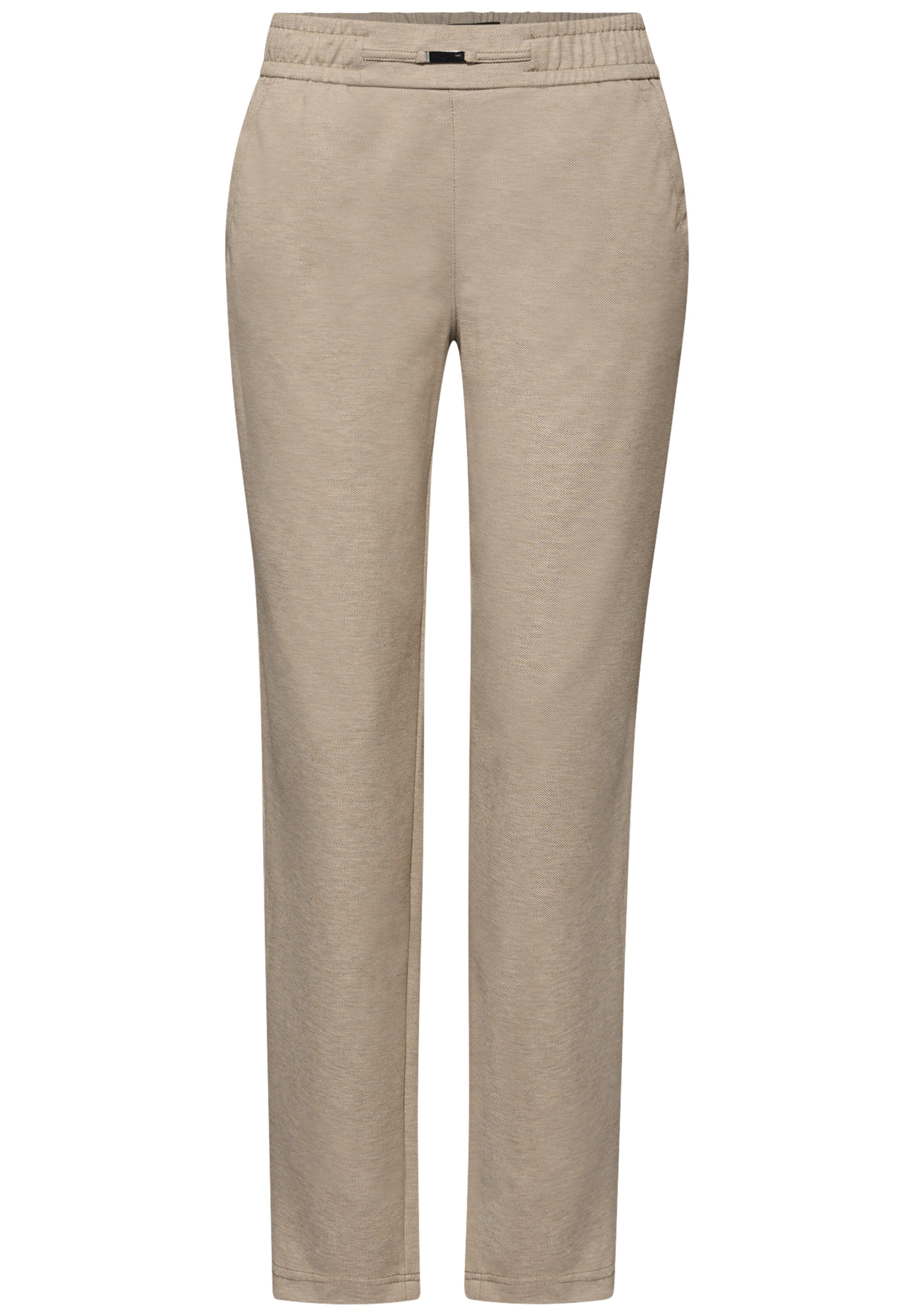STREET ONE Loosefit Hose in Beige: Vorderseite