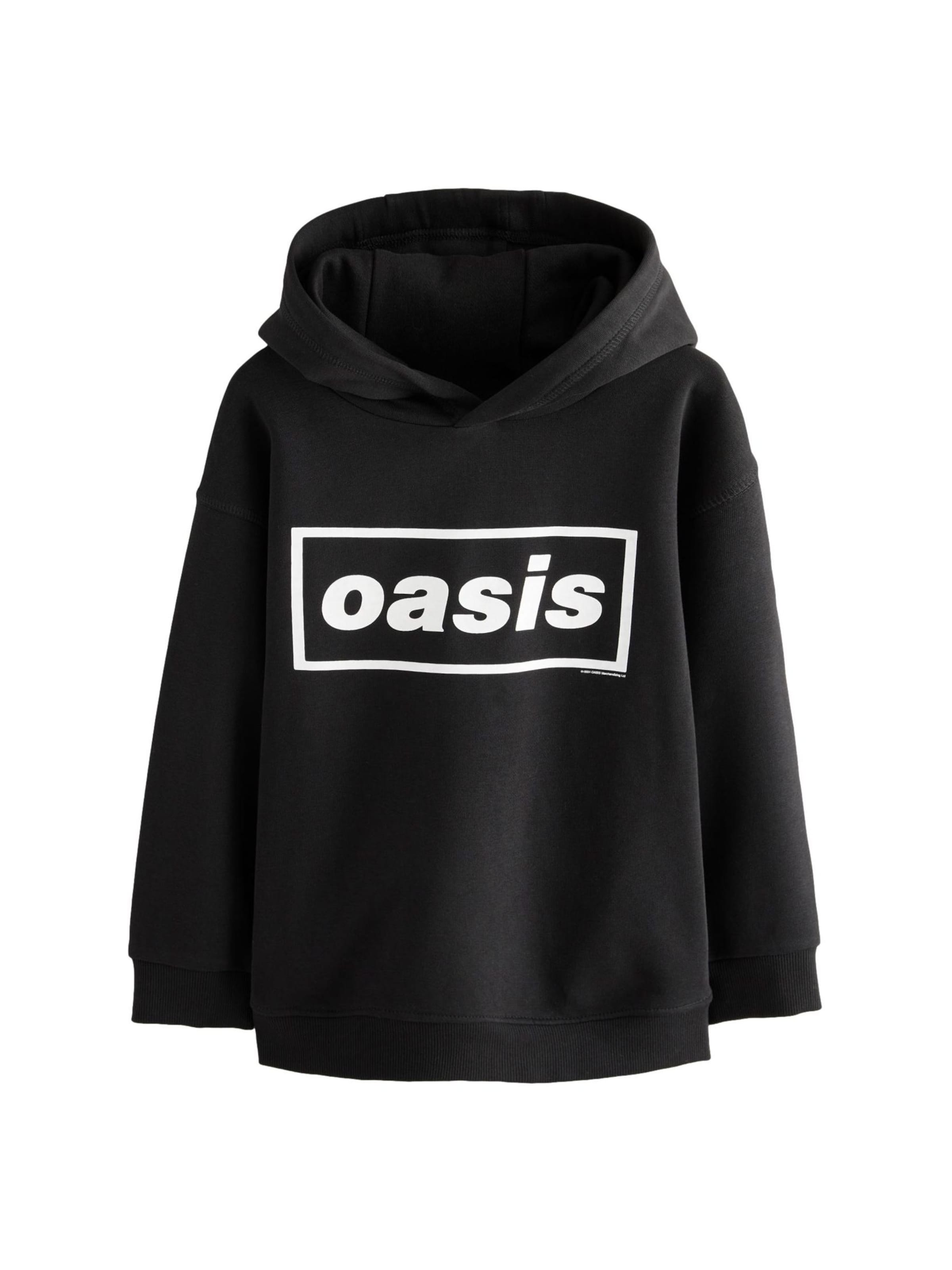 Bluză de molton de la Next pe negru: față