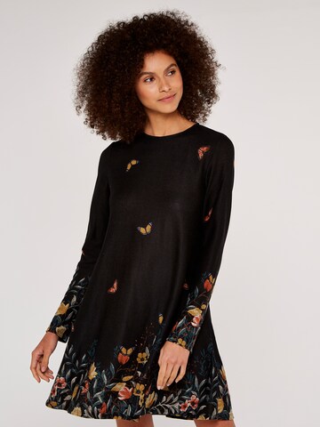 Robe de cocktail Apricot en noir : devant