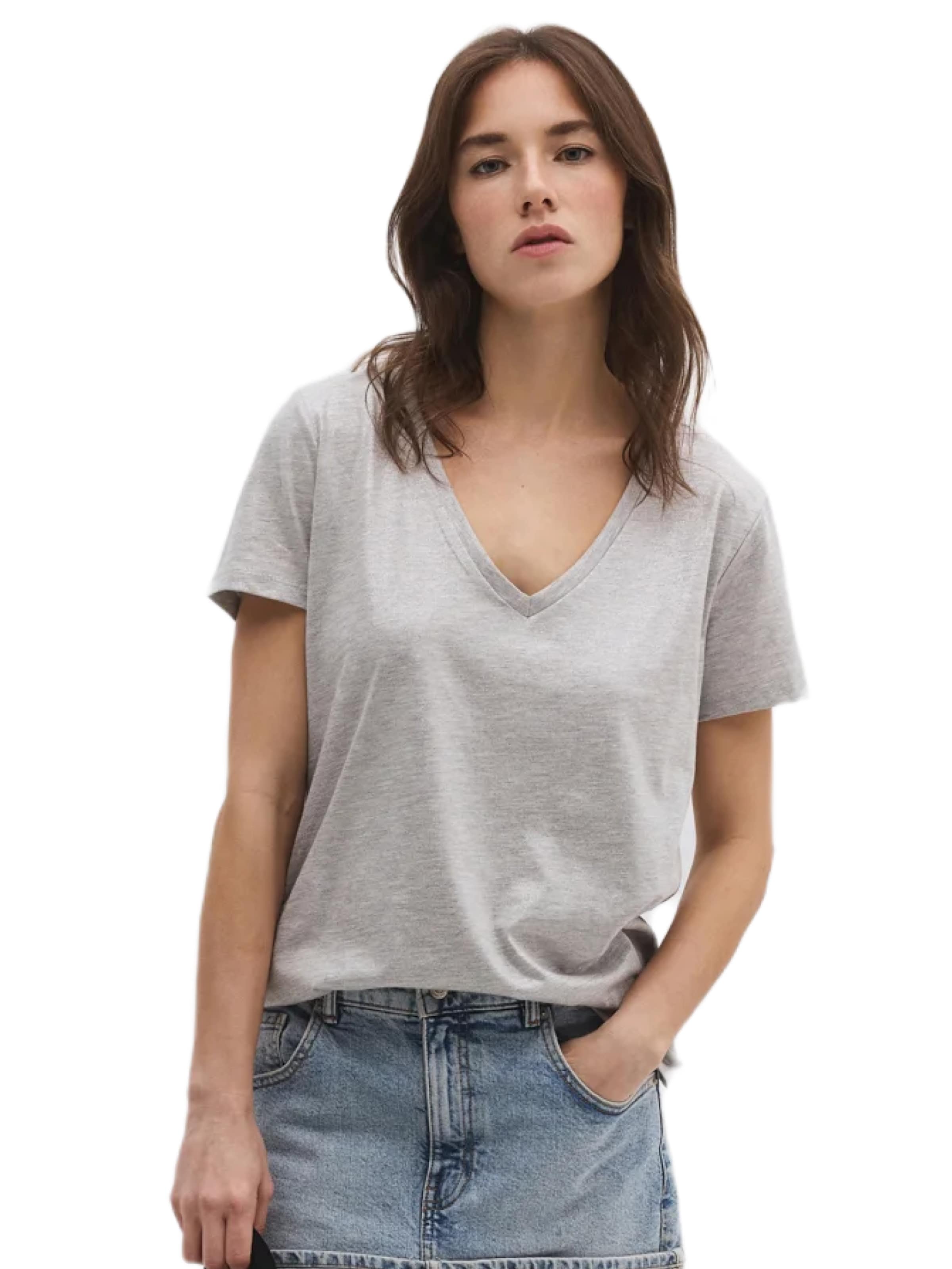 No Matter What Shirt in Grijs: voorkant