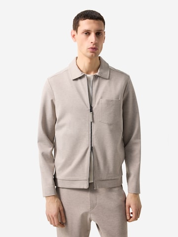 BOGNER Sweatjacke 'Ringo' in Beige: Vorderseite
