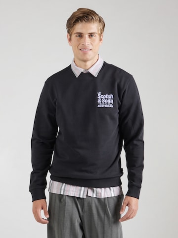 SCOTCH & SODA Sweatshirt in Zwart