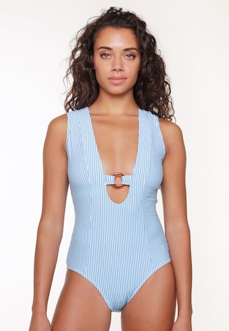 LingaDore Swimsuit in Blue: front