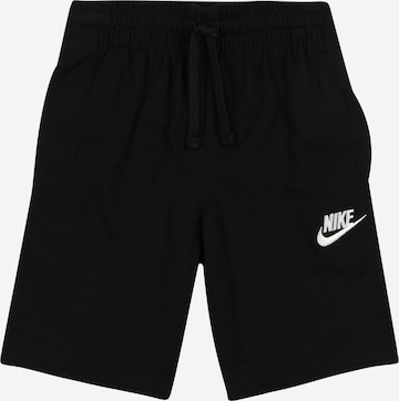 Nike Sportswear Szabványos Nadrág - fekete: elől