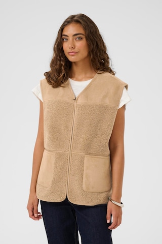 CULTURE Vest 'Benedicta' i beige: forside