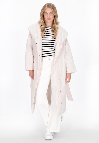 Manteau mi-saison DreiMaster Maritim en blanc