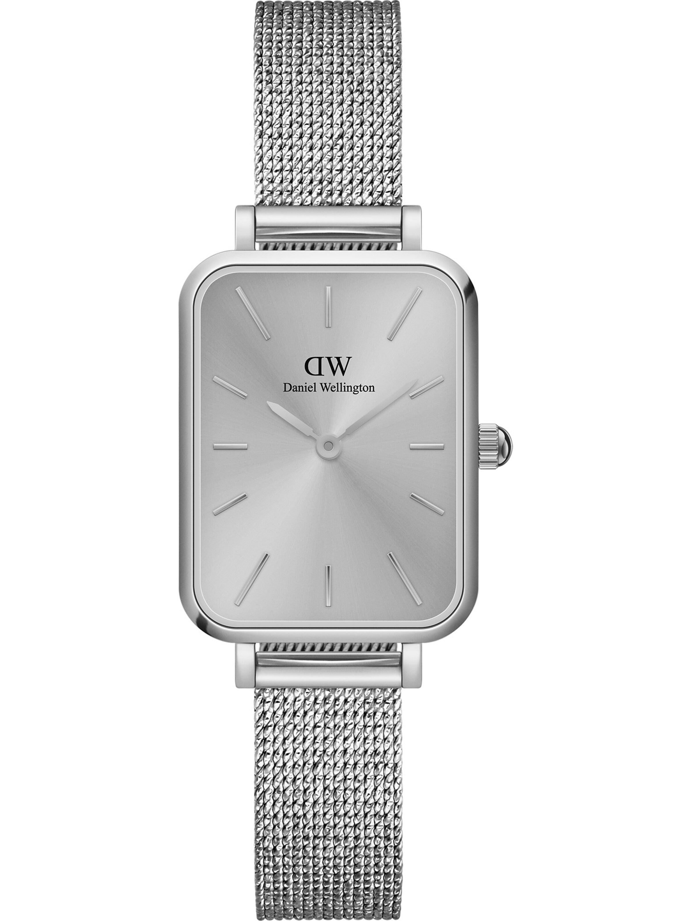 Daniel Wellington Uhr 'Quadro Unitone Silver S' in Silber: Vorderseite