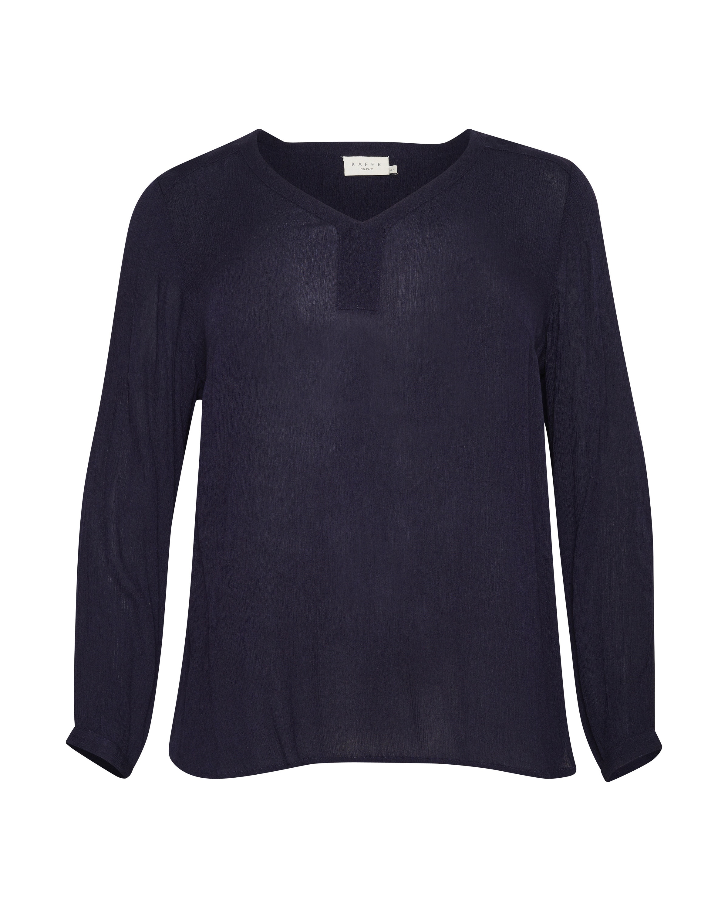 KAFFE CURVE Μπλούζα 'KC Ami' σε λιλά: μπροστά