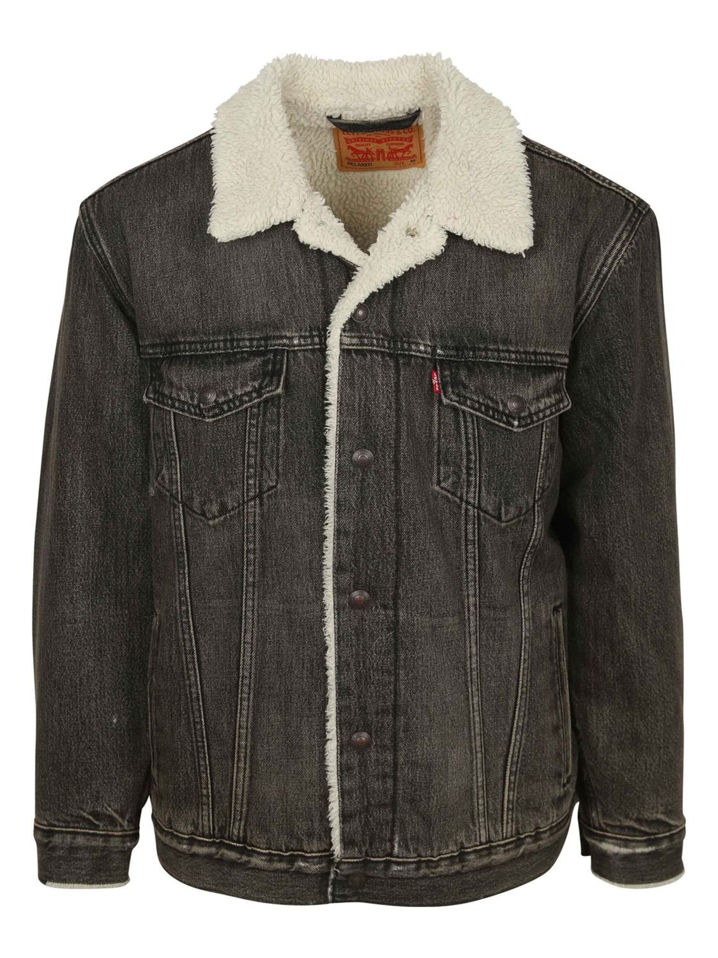 LEVI'S ® Wintermantel 'Sherpa'‌‌‌‌‌‌‌‌‌‌ in Grau: Vorderseite