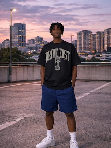 DriveFastDieYoung Shirt 'Piston' in White