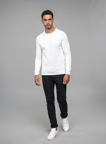 Key Largo Regular fit Sweater 'Thomas' in White