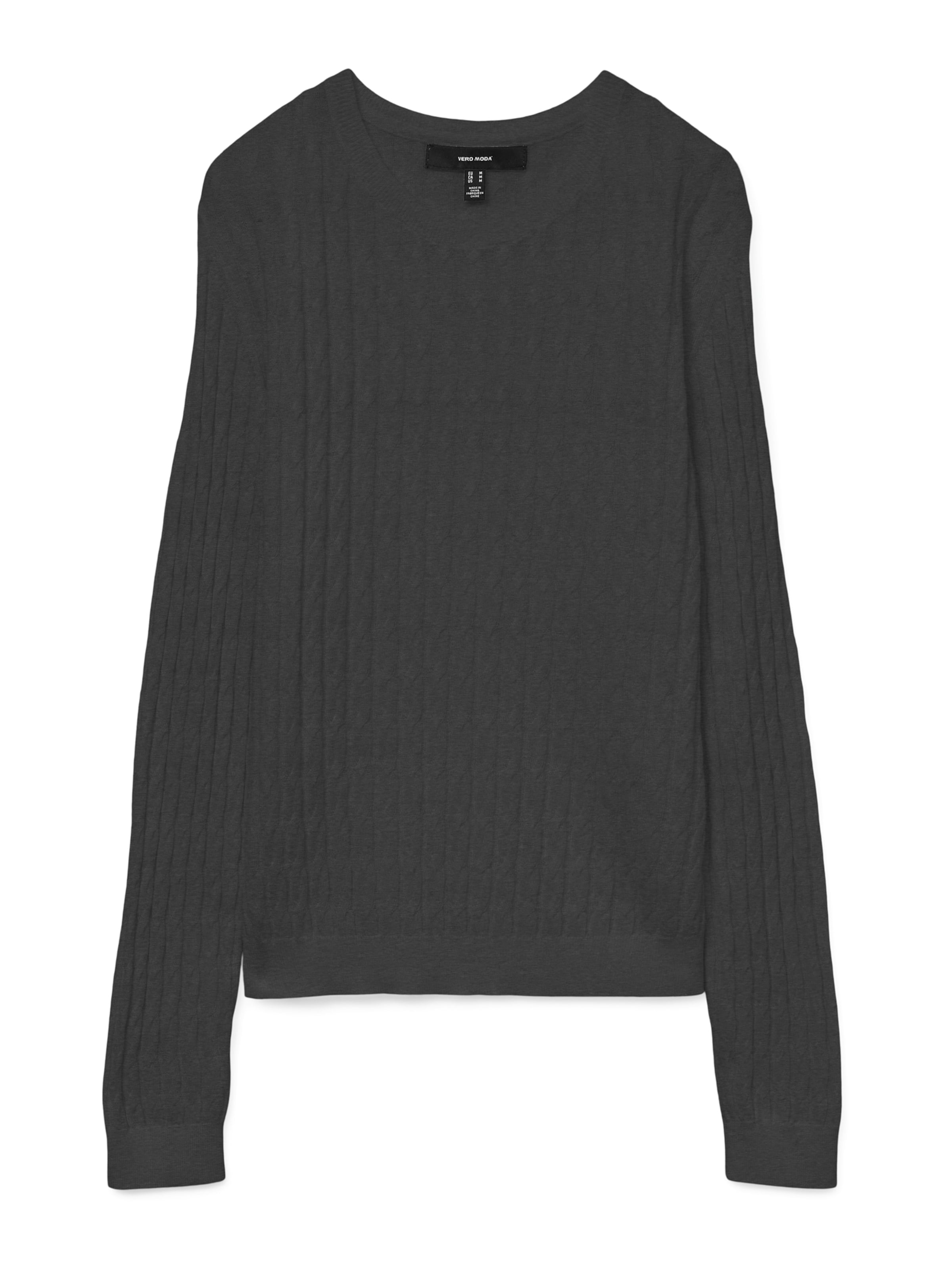 VERO MODA Pullover 'VMFLO' in Grau: Vorderseite