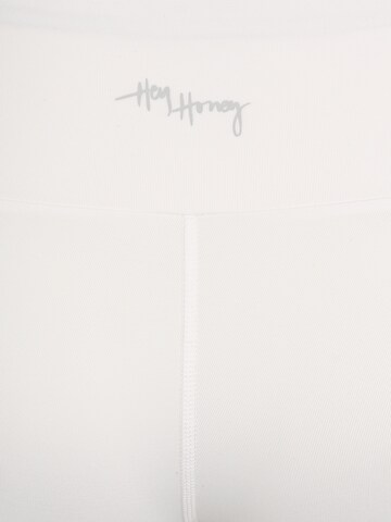 Hey Honey Skinny Sports trousers in White