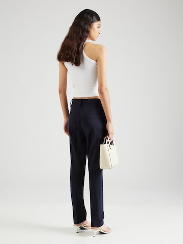 Regular Pantalon à plis GERRY WEBER en bleu