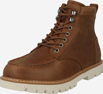 TOMS Lace-Up Boots 'PALOMAR' in Brown: front