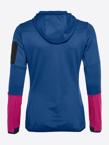 VAUDE Athletic fleece jacket 'Monviso' in Blue