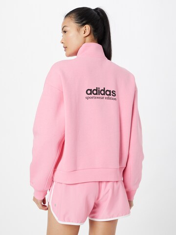 ADIDAS SPORTSWEAR Athletic Sweatshirt 'All Szn Fleece Graphic ' in Pink