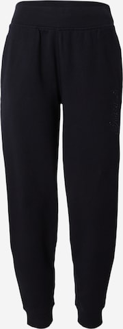 ASICS Tapered Workout Pants in Black: front