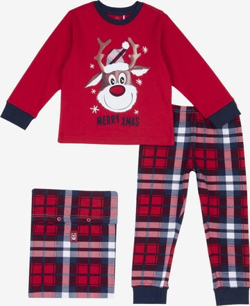 Pyjama CHICCO en rouge : devant