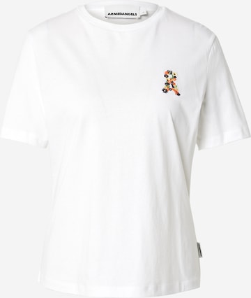 ARMEDANGELS Shirt 'Lualaa Flower' in White: front
