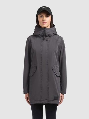 Manteau mi-saison 'NIKA' khujo en gris : devant