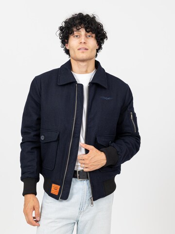 Bombers Winterjas 'DOUGLAS MEN' in Blauw