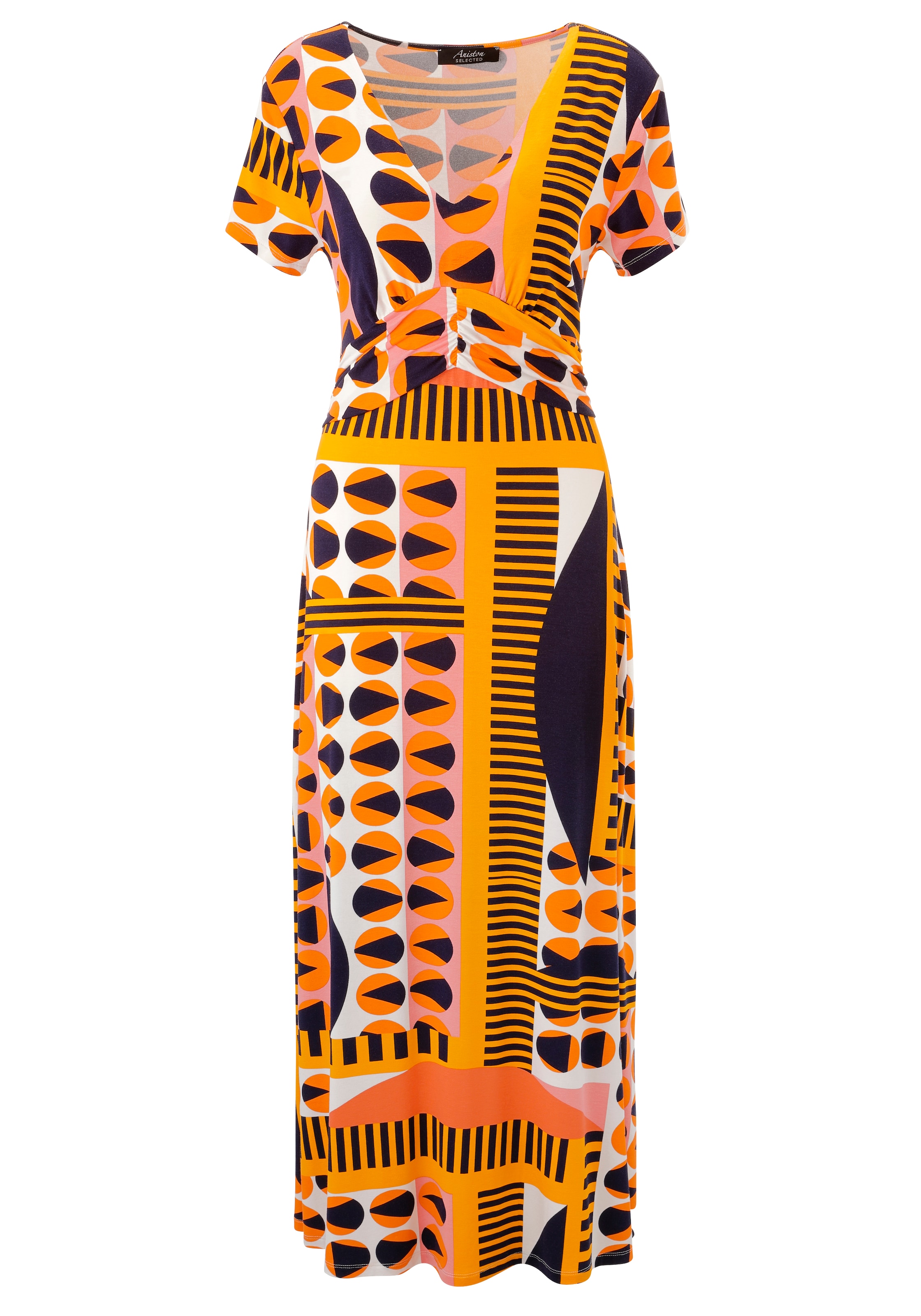 Aniston SELECTED Kleid in Orange: Vorderseite