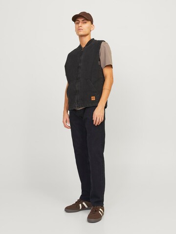 JACK & JONES - regular Vaquero 'Mike' en negro