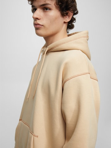 Sweat-shirt Pull&Bear en beige