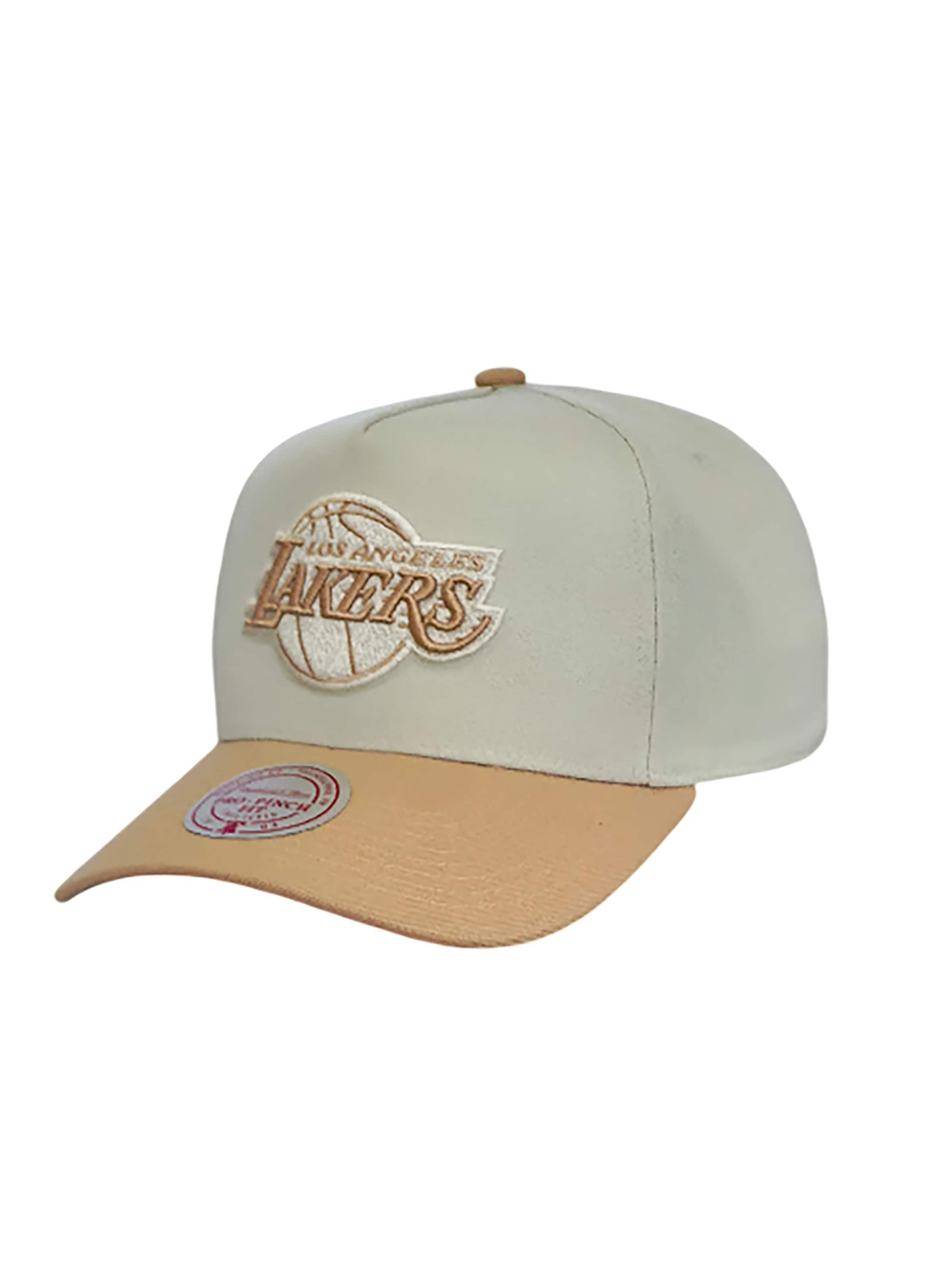 Mitchell & Ness Cap 'Los Angeles Lakers Dust Pro' in Beige: front