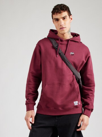 Iriedaily Sweatshirt 'Irietape' in Red: front