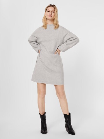 VERO MODA Knitted dress 'Nancy' in Grey