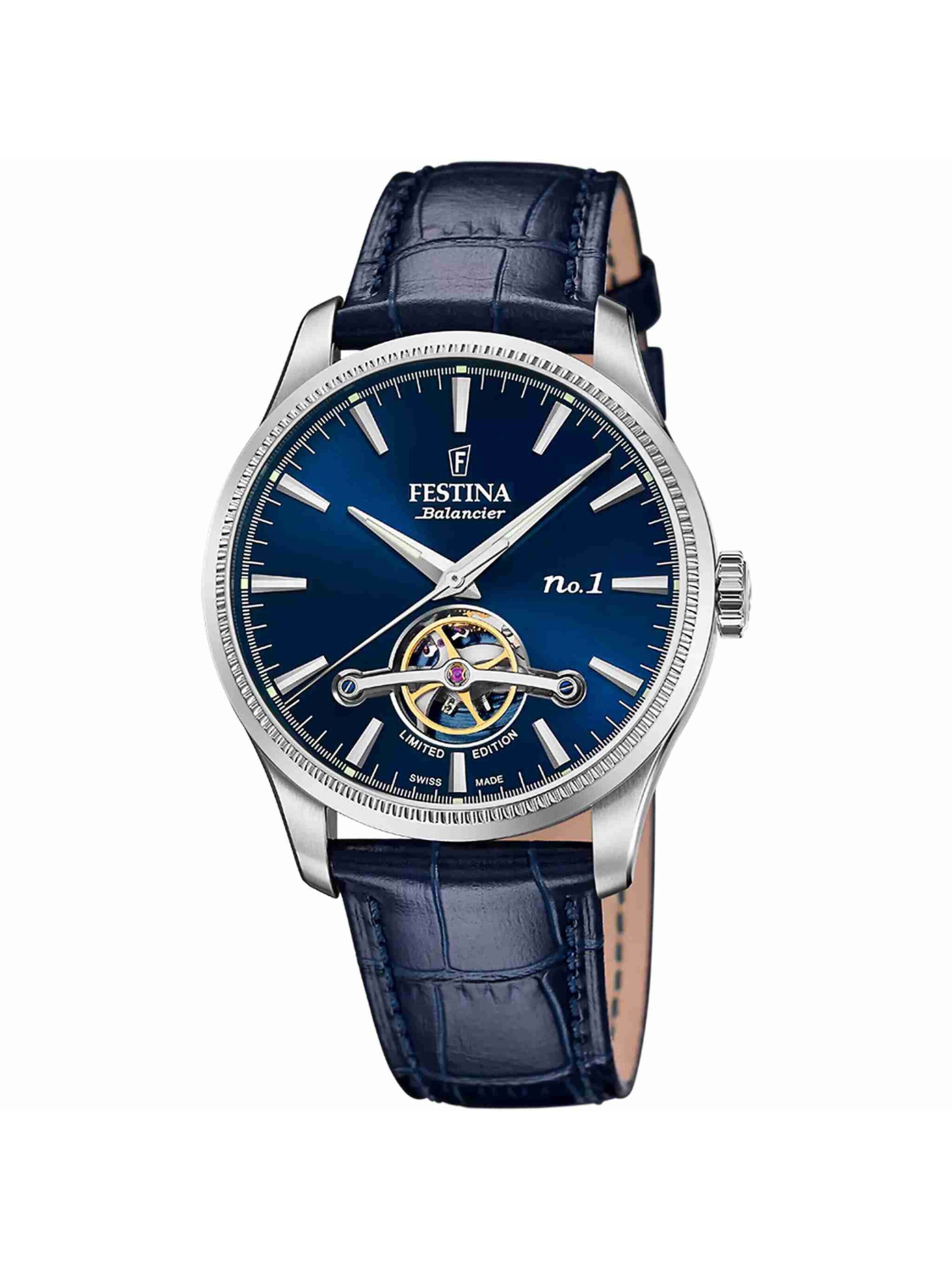 FESTINA - Reloj analógico en azul: frente