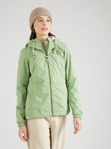 Ragwear Between-Season Jacket 'DANKKA' in Green: front