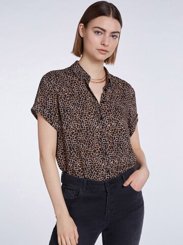 SET Blouse in Zwart: voorkant