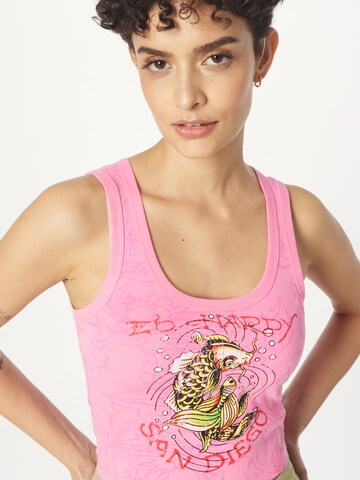 Ed Hardy Top in Pink