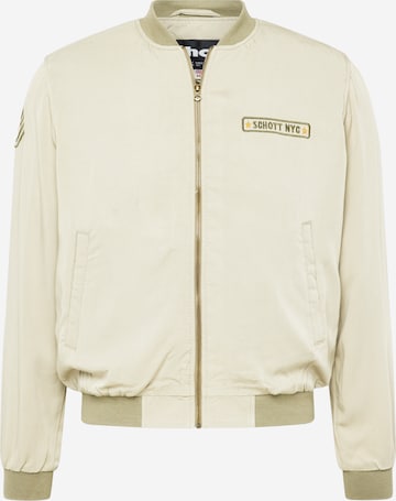 Veste mi-saison 'CALIPSO' Schott NYC en beige : devant