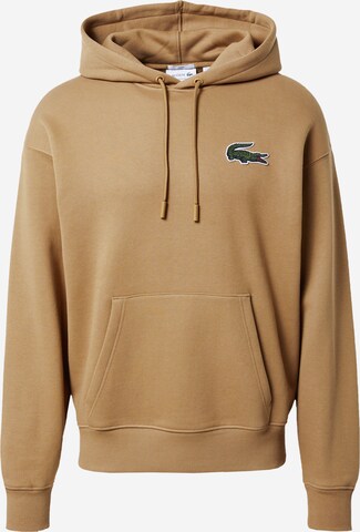 LACOSTE Sweatshirt i brun: forside