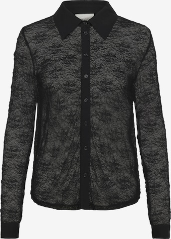 Chemisier 'MWRita' My Essential Wardrobe en noir : devant