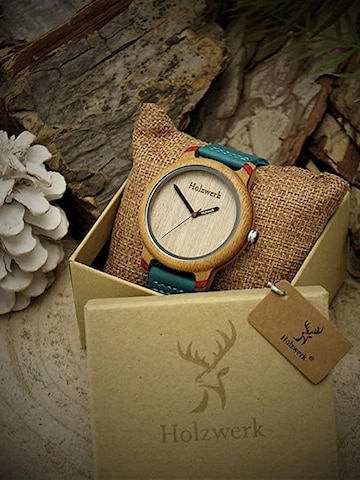 Holzwerk - Reloj analógico 'ELSTRA' en azul