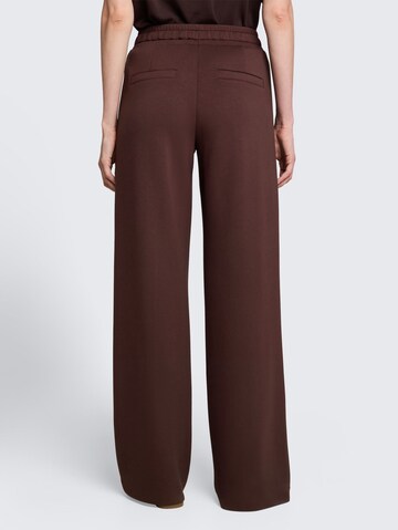 TOM TAILOR Wide leg Broek in Bruin