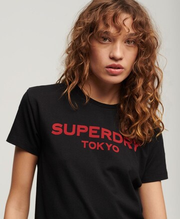 Superdry Shirt in Zwart