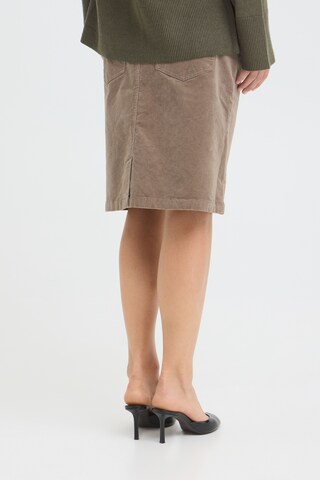 Pulz Skirt 'PZSally' in Brown