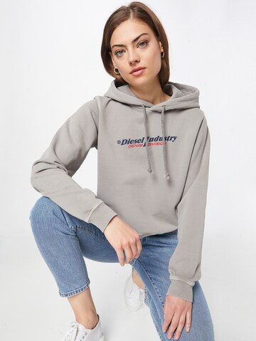 DIESEL Sweatshirt 'REGGY' in Grey: front