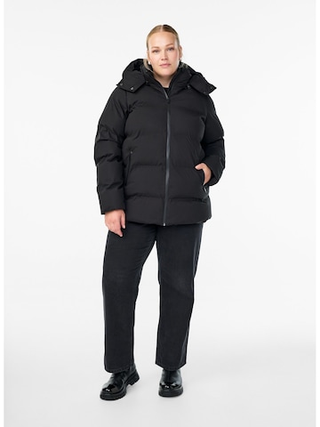 Zizzi Winter jacket 'MELINA' in Black