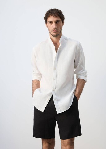 MANGO MAN Regular fit Button Up Shirt 'Chennai' in White: front