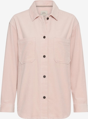 CAMEL ACTIVE Cord-Bluse aus reiner Baumwolle in Pink: Vorderseite