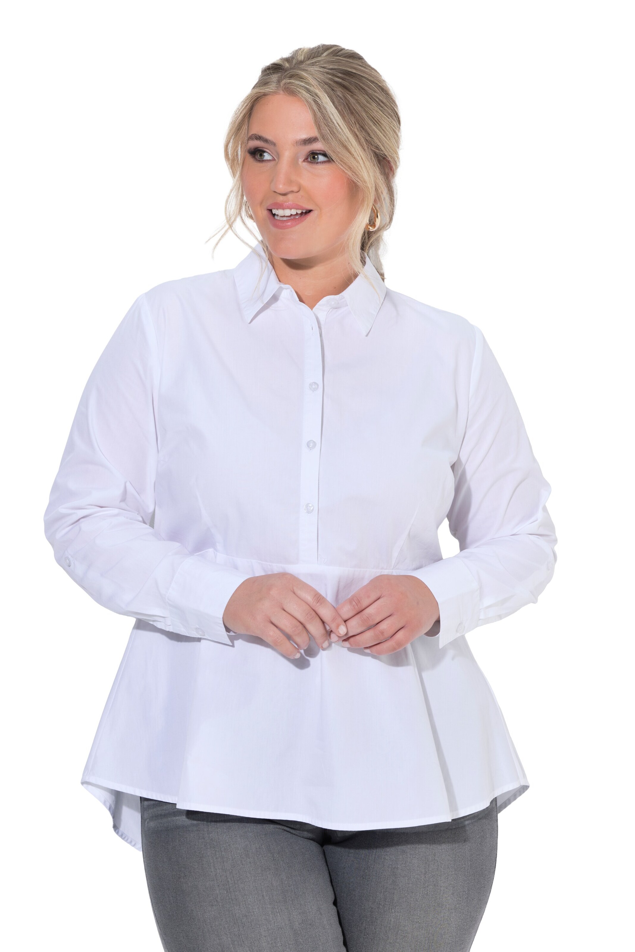MIAMODA Blouse in Wit: voorkant