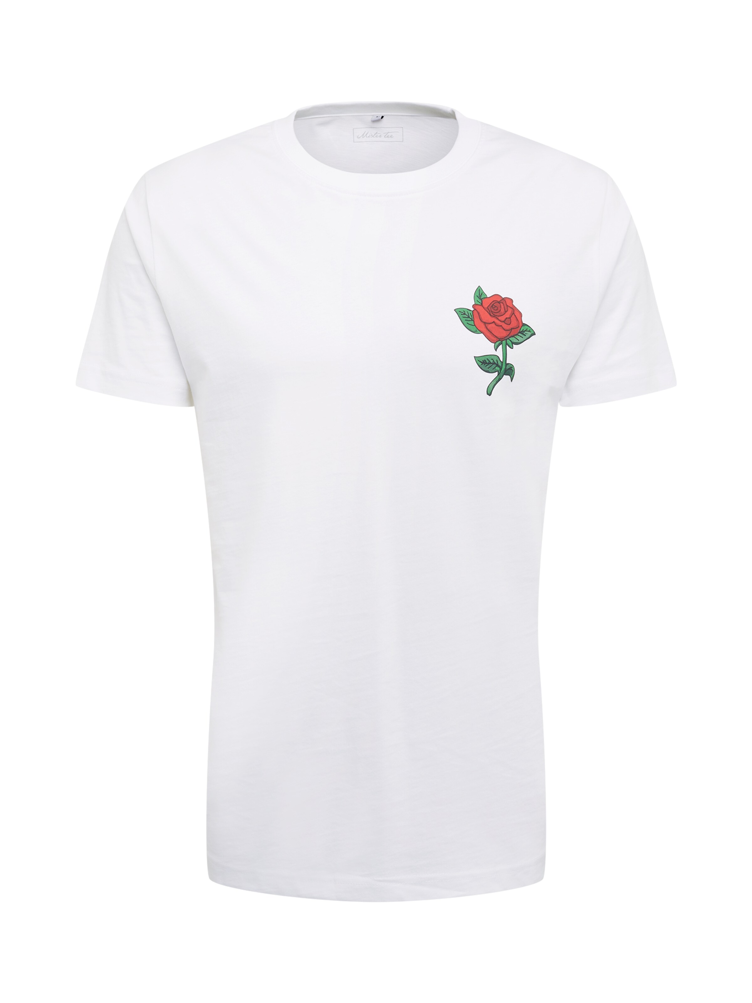 Mister Tee Shirt 'Rose' in White: front